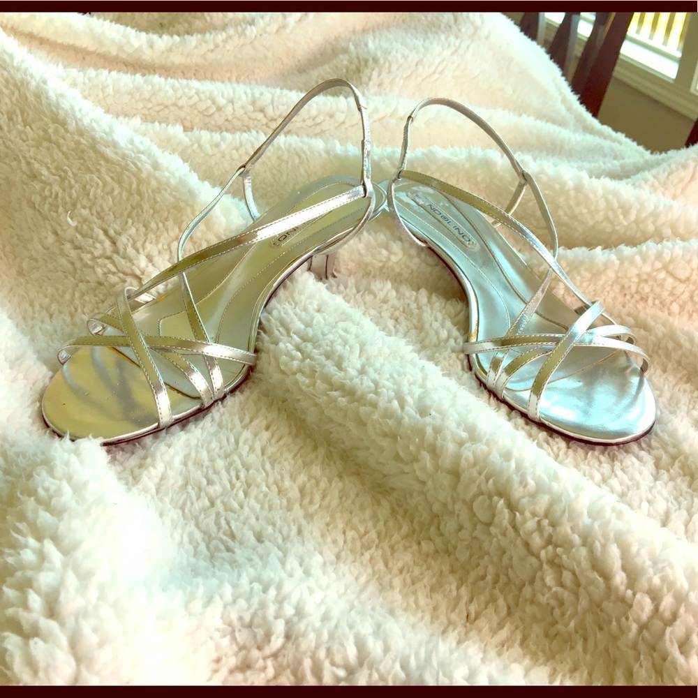 🔴CLEARANCE🔴 Bandolino Strappy Sandals Silver 9M